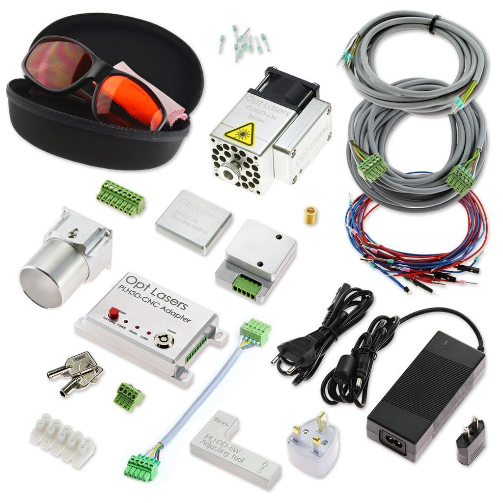 Laser Upgrade Kit with PLH3D-6W-XF Engraving Laser Head